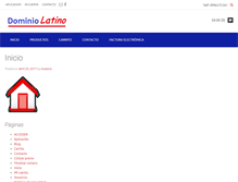 Tablet Screenshot of dominiolatino.net